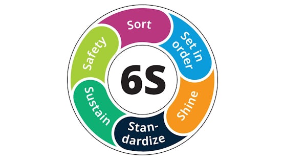 6 S
