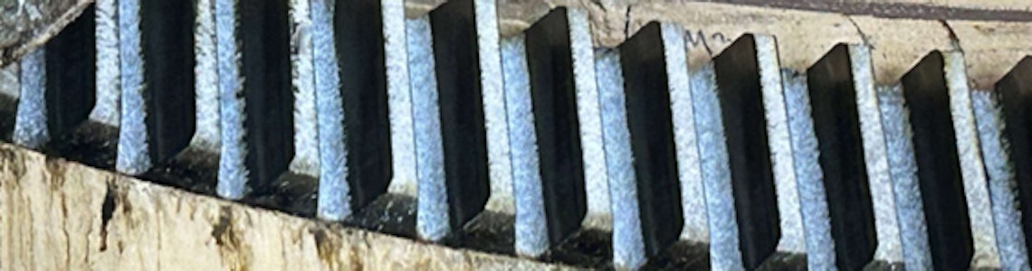 CS Slewing ring lubrication on a crane installation after 68 days