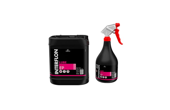 Aceite Cadenas Carga Extrema Interflon Lube EP en diferentes formatos: garrafa y pulverizador