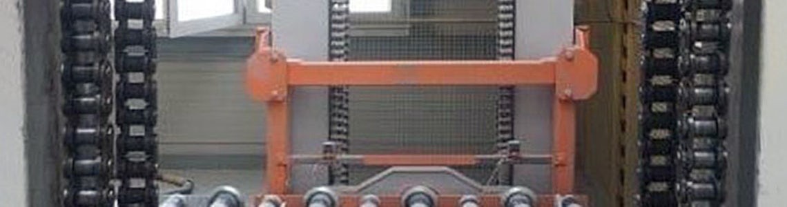 Interflon case study Conveyor chain hoist for building materials