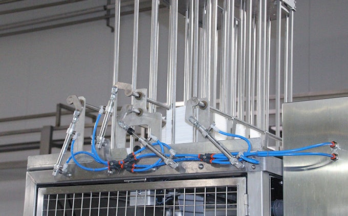 Lubricación de pistones de termoselladora con aceite hidráulico 46