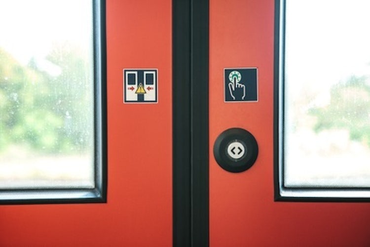 Train door seals