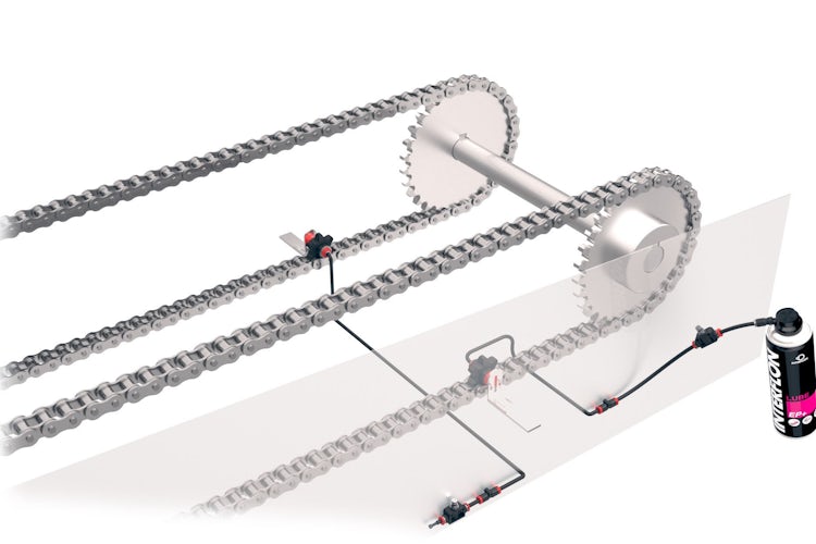 Rotalube LC 2 chains and aerosol