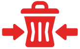 Waste reduction icon