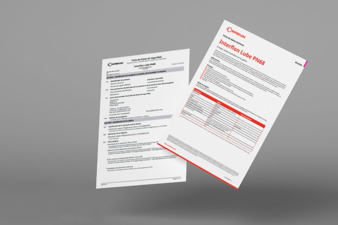 Documentos ficha de seguridad y ficha de datos técnicos