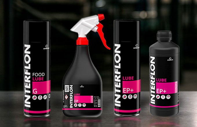 Productos interflon aptos presion extrema. Food lube g, lube EP, Lube EP+