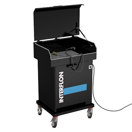 Interflon Parts Cleaner Standard open with wheel set