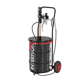 Interflon drump pump pneumatic grease pump for 30 and 60 litre grease drums